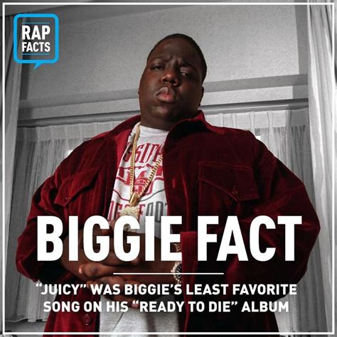Rap Facts On Instagram “biggie Fact “juicy” Was Biggies Least Favorite Song On His “ready To