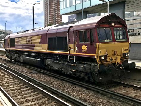 British Rail Class 66 Unit Number 66194 Emd Diesel Electric Locomotive With Db Cargo Uk In