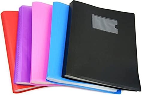 Arpan Random Colour A4 Flexi Display Portfolio Book Folder With 104