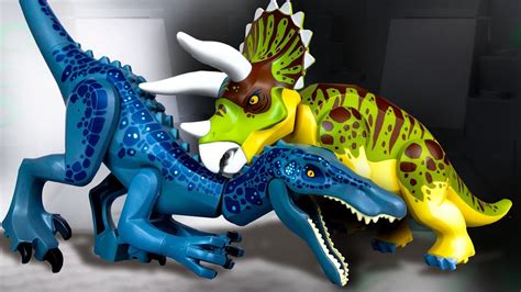 Dinosaurs Baryonyx Vs Triceratops Lego Jurassic World Youtube