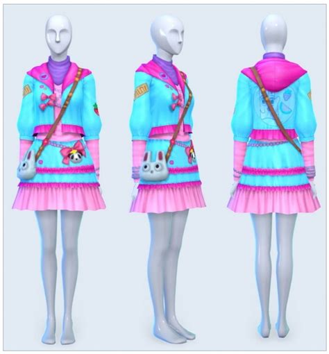 Harajuku Dress At Pickypikachu The Sims 4 Catalog