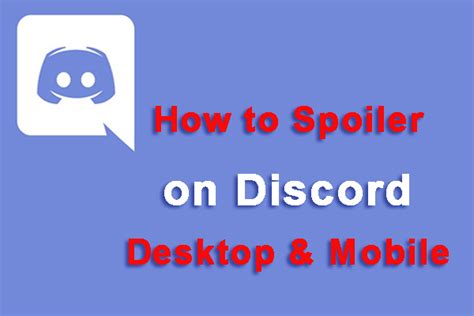 How To Spoiler On Discord Desktop And Mobile Easily Full Guide
