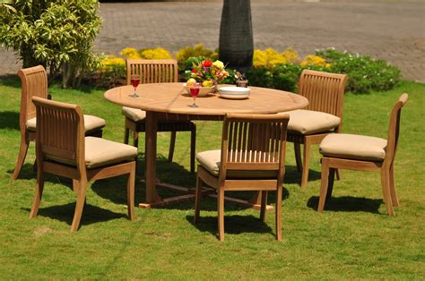 There are a lot of factors to consider when looking for the best pieces to add to our lovely homes. Teak Dining Set: 6 Seater 7 Pc: 60" Round Table And 6 Giva ...
