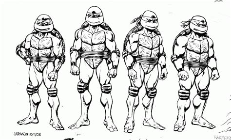 Printable Ninja Turtles Coloring Pages - Coloring Home