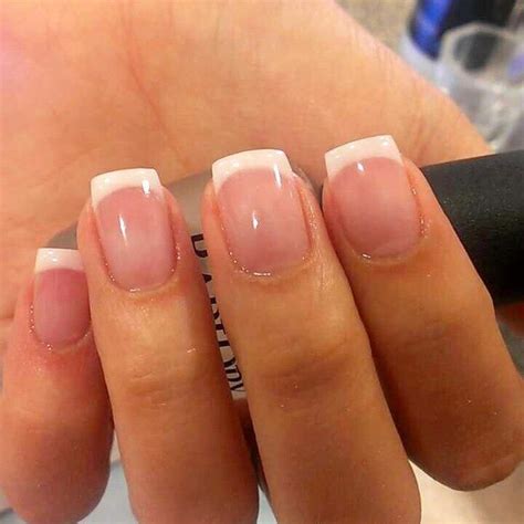 Get The Perfect French Tip On Short Nails The Fshn