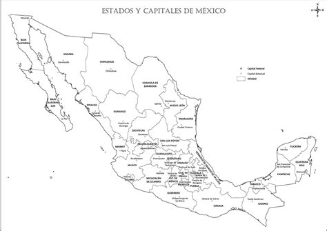 Dibujos de Mapa de México para Colorear para Colorear Pintar e