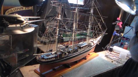 Cutty Sark By Deckape Finished Revell 196 1959 Kit Build