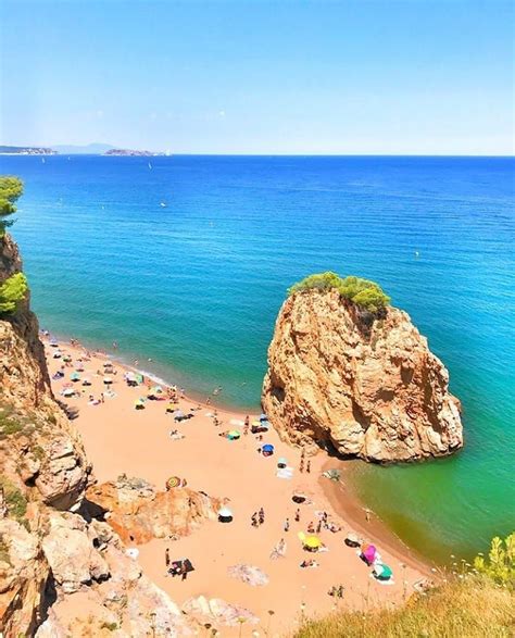 Begur Illa Roja Beach Stands Out For The Reddish Rocky That Gives The