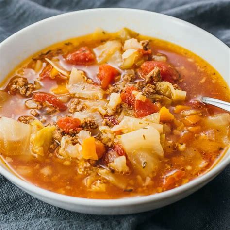 This Hearty Instant Pot Cabbage Soup Recipe With Ground Beef Is Great For Anyone On A Ke Soup