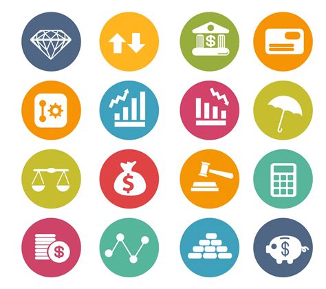 11 Financial Symbols Icon Images - Finance Vector Icons Free, Money ...