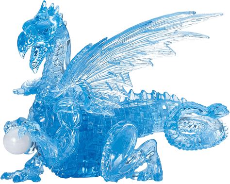 This sleek, translucent, crystalline puzzle has 42 unique. BePuzzled: Original 3D Crystal Puzzle - Blue Dragon ...