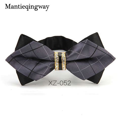mantieqingway marriage groom bow ties mens suit polyester bow tie for women dress bowknot