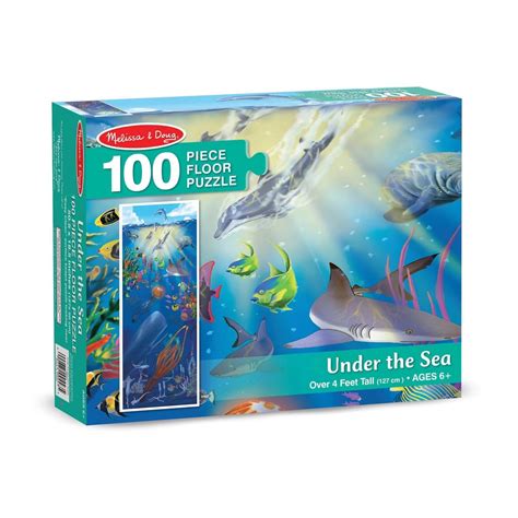 Melissa And Doug Under The Sea Jumbo Floor Puzzle 100pc The Best