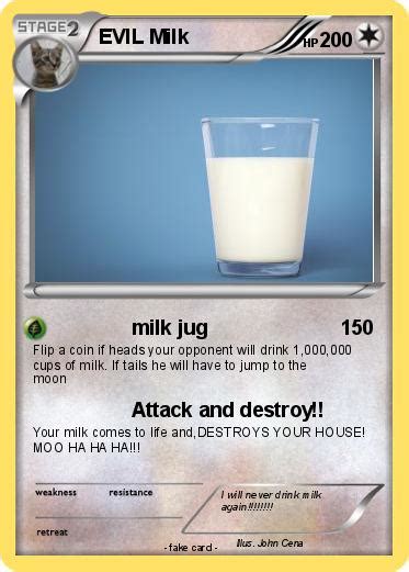 Pokémon Evil Milk 1 1 Milk Jug My Pokemon Card