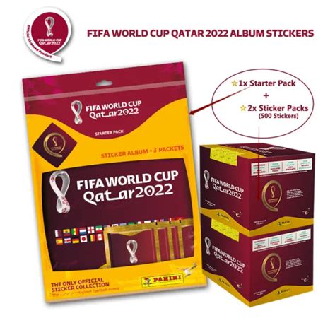 Panini Qatar 2022 Fifa World Cup Sticker Collection Packsboxalbum