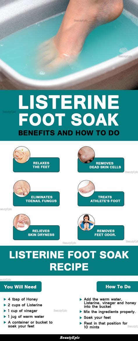 Listerine Foot Soak Benefits And How To Do It The Right Way Listerine Foot Soak Listerine
