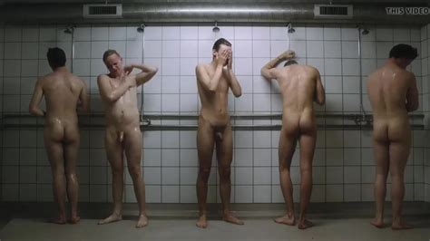 Young Athletes Shower In Movie