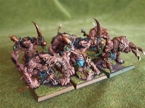 The Chattering Horde How To Paint Skaven Rat Ogres Island Of Blood