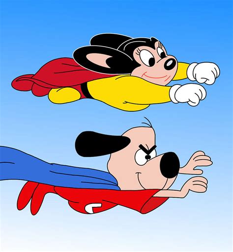 Underdog Mighty Mouse Old Cartoon Characters Classic Cartoon