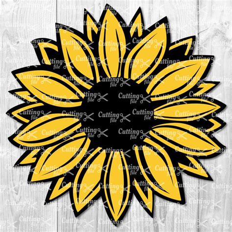Free Sunflower Cricut Sunflower Svg Free Svg Png Eps Dxf File Free