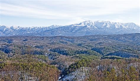Snowy Smoky Mountain Panorama William Britten Photography