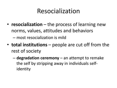 Ppt Sociology Chapter 3 Socialization Powerpoint Presentation