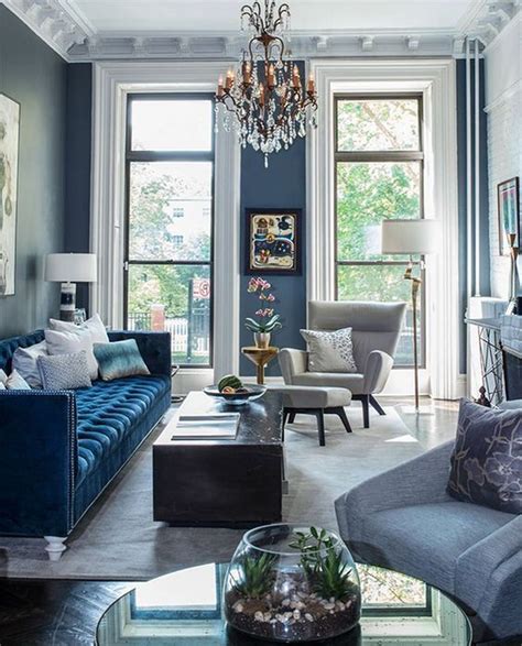 20 Grey And Light Blue Living Room