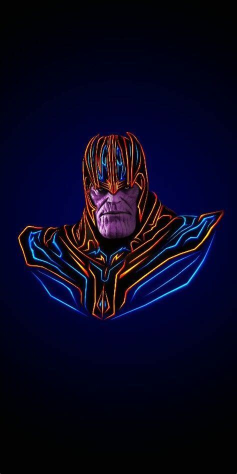 Fondos De Pantalla De Marvel Neón Marvel Magníficos Thanos Marvel