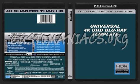 Universal 4k Uhd Blu Ray Template Dvd Label Dvd Covers And Labels By