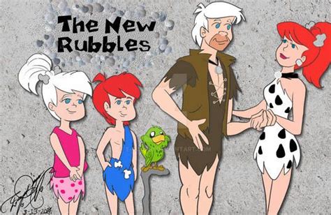 Pebbles And Bamm Bamm Through The Stone Ages By Silverbuller On