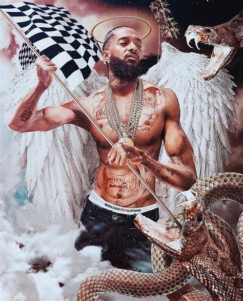 Download Nipsey Hussle Angel Wallpaper