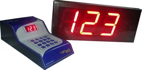 Red Wall Mounted Led Token Display System With Voice Rs 2400 Piece