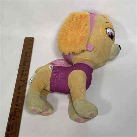 Paw Patrol Skye Plush Large Stuffed Animal Nickelodeon Pink Dog Girl