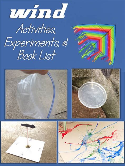 Free Wind Experiments, Activities, and Book List - Lessons for Little