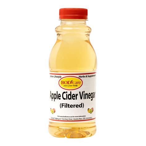Apple Cider Vinegar Filtered 500ml Bodicafe