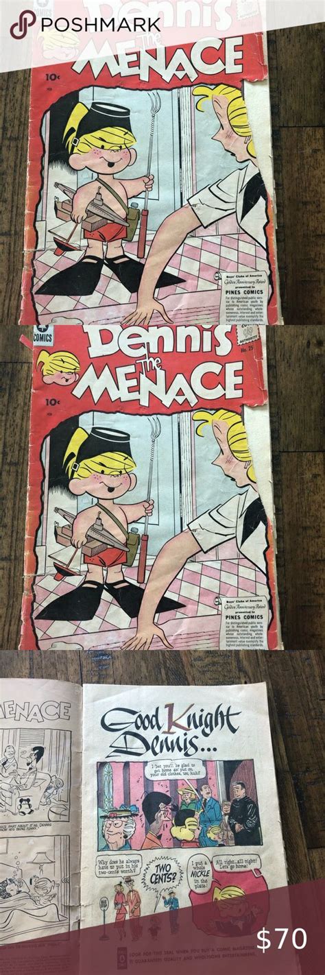 1957 Dennis The Menace Comic Book Dennis The Menace Comic Comic Book