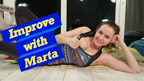 Raising The Buttocks With A Spring At The Top Improve With Marta Youtube