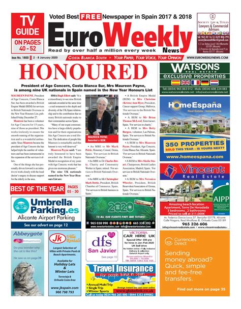 Entrenar en casa puede ser una gran opción para aquellos que carecen del tiempo necesario para desplazarse a un gimnasio o. Euro Weekly News Costa Blanca South 2 8 January 2020 Issue