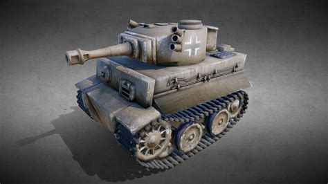 Mini Tiger Tank Buy Royalty Free 3d Model By Tankstorm 6d02835