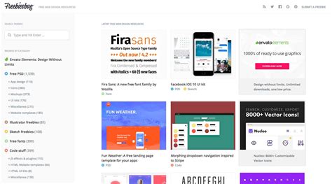 Best Design Freebies Websites That Every Designer Should Bookmark