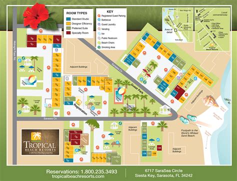 Tropical Beach Resorts Property Map