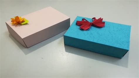 Como Hacer Cajita De Regalo Facil Caja Regalo Cuadrada Diy Cajita