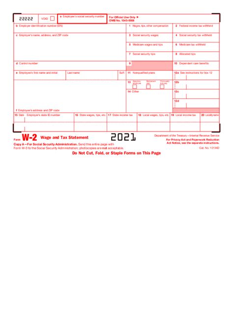 2021 Form Irs W 2 Fill Online Printable Fillable Blank Pdffiller