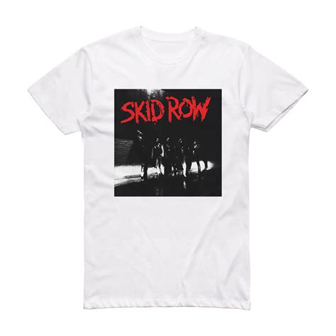 Skid Row Skid Row Album Cover T Shirt White Album Cover T Shirts