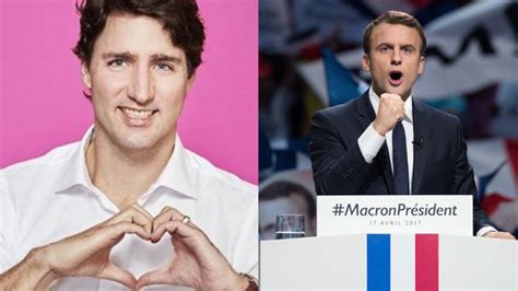Justin Trudeau And Emmanuel Macron Met And People Can T Handle It Attitude