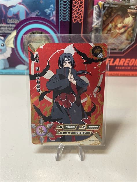 Mavin Itachi Uchiha Ar 018 Naruto Kayou Official Tcg Ccg Anime Card