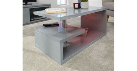 Contemporary Grey Polar High Gloss Living Room LED Coffee ... Anchor the living room with a modern coffee table.