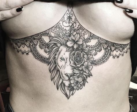Stunning Underboob Tattoo Designs For Women Fabbon