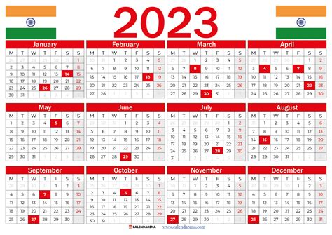 2023 Calendar With Holidays Indian Get Best 2023 News Update Imagesee