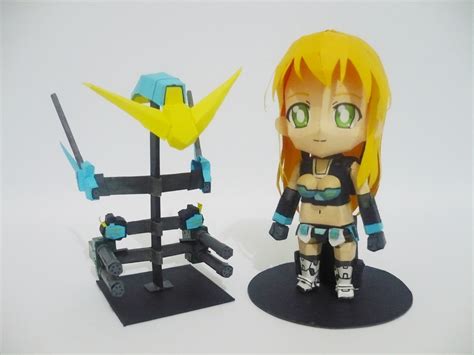 Papercraft Gundam Heavyarms Custom Girl Update By Bryanz09 On Deviantart